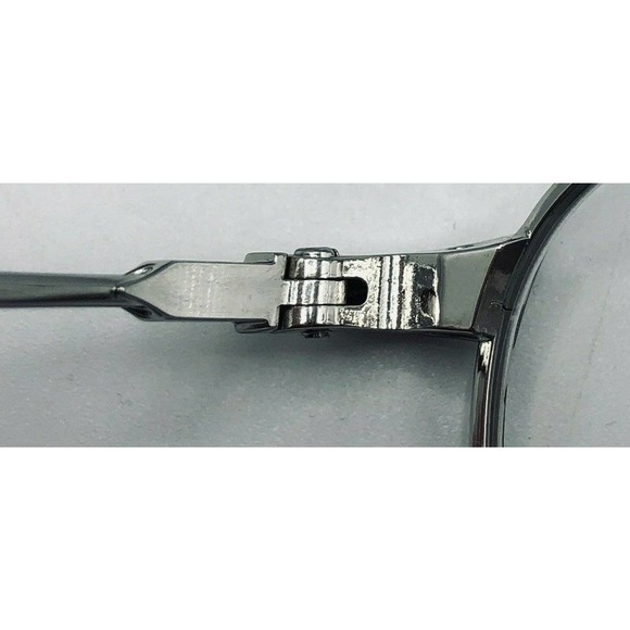 Persol 2450-V Silver Metal Eyeglass Frames Aviator Made In Italy New Old Stock - Picture 5 of 8